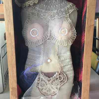 Female Form with Lace Accents