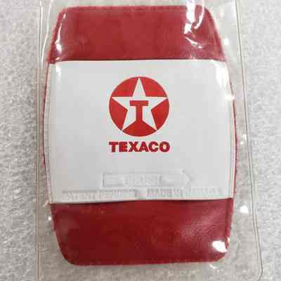 [Lint Remover] Texaco, Red White - Back w/ Cover: View of back while inside clear cover