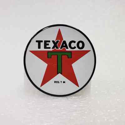 *[Magnet] Texaco, Round, Star Logo, Red White Green Black