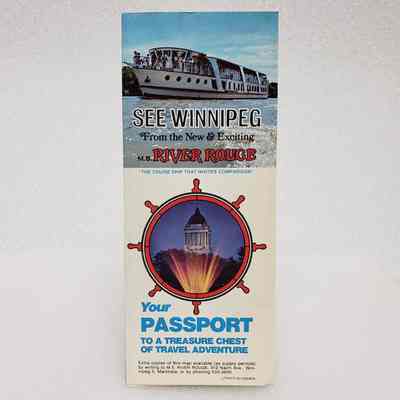 [Pamphlet] M.S. River Rouge, "See Winnipeg/Your Passport...", c.1972