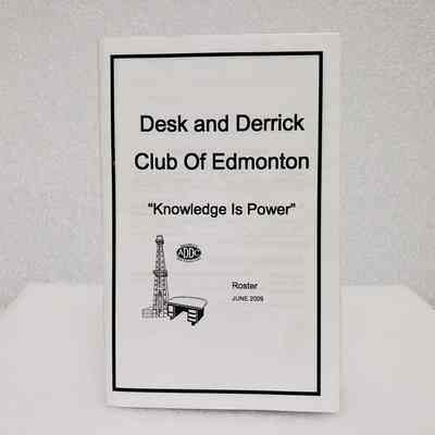 [Roster] Desk and Derrick Club of Edmonton, June, 2009