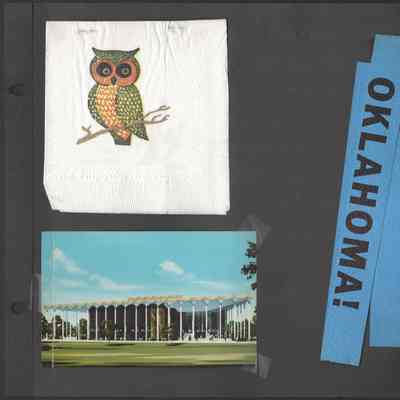 Scan of Scrapbook Page In Situ