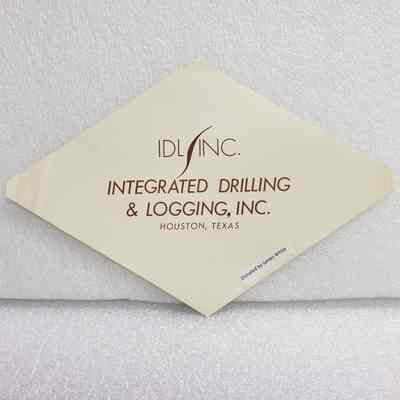 [Sticker] Integrated Drilling & Logging Inc., Houston Texas, Diamond Cream Brown