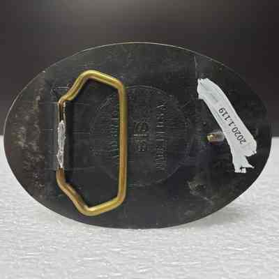 [Belt Buckle] Academy Electric Ltd. Oilfield Services, Bronze - Back: View of back