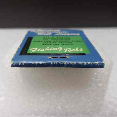 [Matchbook] McCullough Tool Co., Blue Green - Manumark: View of manumark