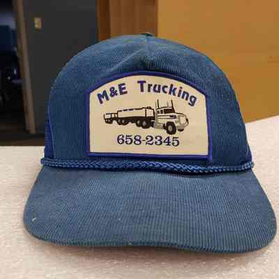 [Cap] M&E Trucking, Corduroy Blue