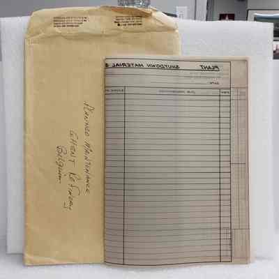 [Technical Stationery] S.A. Texaco Belgium N.V., Ghent Refinery, Plant Shutdown 19, Set of 2, In Envelope