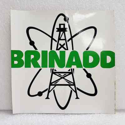 [Sticker] Brinado, Square White Green Black