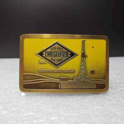 [Belt Buckle] Christensen Downhill Tools, Brass, Yellow Black