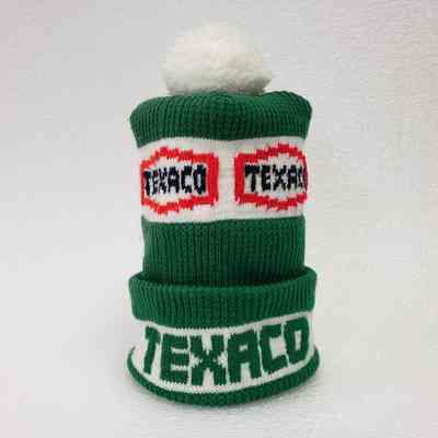 *[Hat] Texaco, Knit Touque Beanie, Green Red White