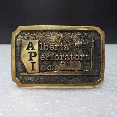 [Belt Buckle] Alberta Perforators Inc., Antique-Bronze