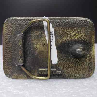[Belt Buckle] Baltic Drilling, Antique-Bronze - Back: View of back.