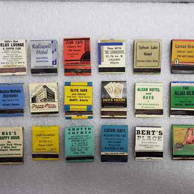 [Matchbook] Assorted Non-Oil Matchbooks, Set of 19