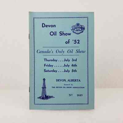 [Programme] "Devon Oil Show of '52", No. 3649