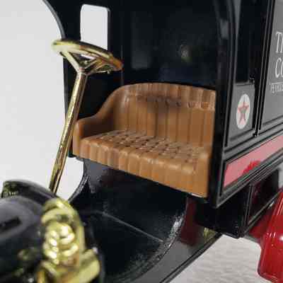 Close-up, driver's seat and steering wheel, right-side