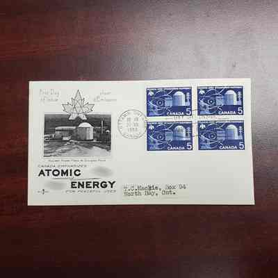 [First Day Cover] "Atomic Energy Peaceful Uses" Stamp, 5c, 1966