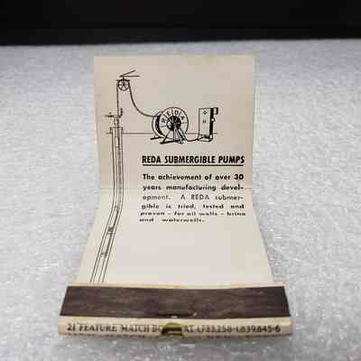 [Matchbook] REDA Submergible Pumps, 21-strike, Gold Black - Interior: View of interior