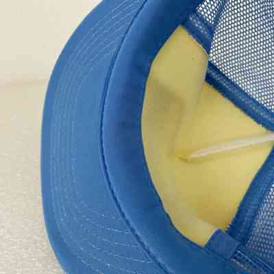 Close-Up of Interior. Sweatband and Foam Padding behind Crown