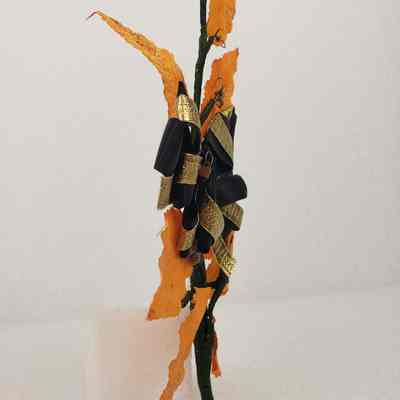 Angled Side View of Corsage