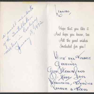 Scan of Card, Interior