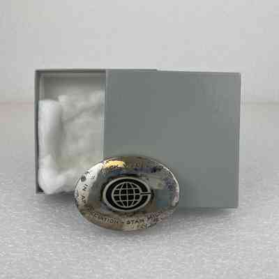[Box] Rick Vanee, In Appreciation, Stan Milner, Metal, Silver, Cardboard Box, Grey, 1988