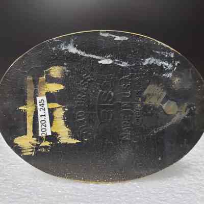 [Belt Buckle] Canadian Fluid Systems Ltd., Antique-Bronze [Damaged] - Back: View of the back.