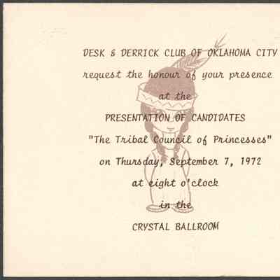 Scan of Invitation