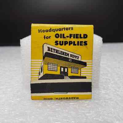 [Matchbook] Bethlehem Supply Co., 20-strike, Yellow Black White