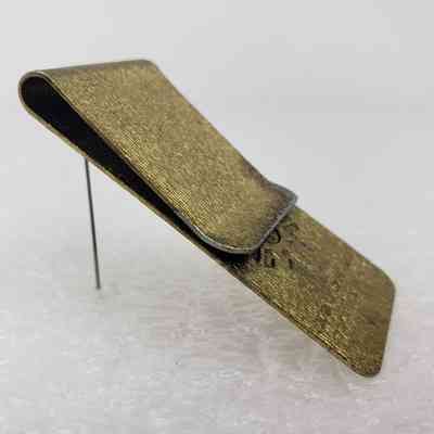Angled View of Money Clip, Reverse