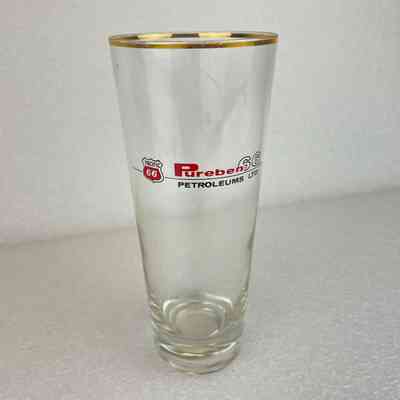 [Drinking Glass] Pureben Petroleums Ltd., 66, Glass, Red Black