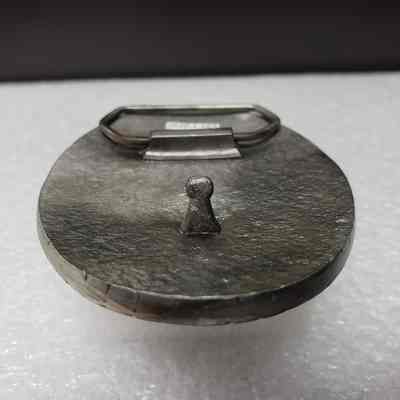 [Belt Buckle] Canuck, Antique-Silver - Hook: View of hook.