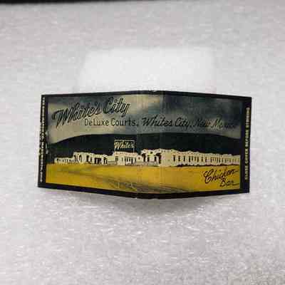 [Matchbook] White's City, 20-strike, Yellow Black Blue