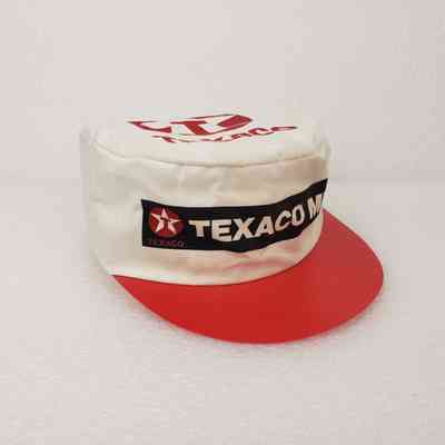 [Cap] Texaco Mile, Plastic Red Brim, Fabric White Red Black