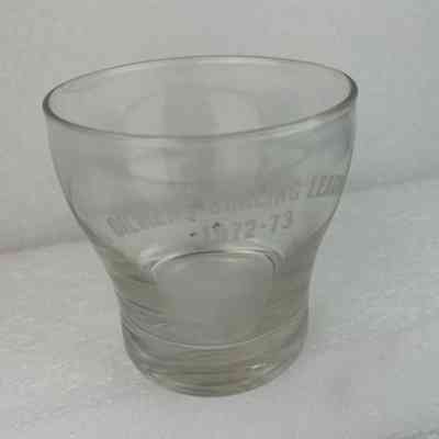 [Whisky Glass] Oilmen's Curling League, Glass, 1972-73