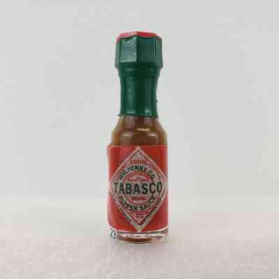 [Food Product] Tabasco/ 2022.13.23 Object/Artifact [Food Product] Tabasco/ Update Date Aug 27, 2025 Create Date Aug 27, 2025 Updated By Danielle P. Lane Created By Danielle P. Lane [Food Product] Tabasco/-1 [Food Product] Tabasco/-2 [Food Product] Tabasco/-3 [Food Product] Smith International Canada Ltd, McIlhenny Co. Tabasco, Mini Bottle, Glass Red Green