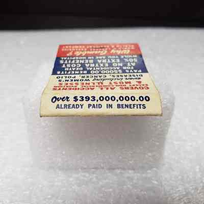 [Matchbook] Mutual of Omaha, 20-strike, Blue Red - Saddle: View of saddle