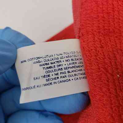 Close-Up of Label, Reverse