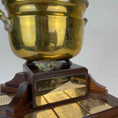 Close-Up of Front of Trophy