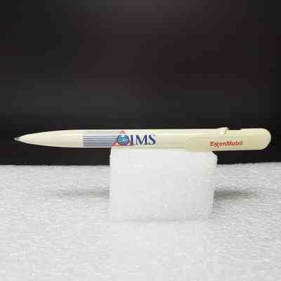 [Pen] IMS / ExxonMobil, White Blue Red - Side A Extended: View of Side A with pen point out