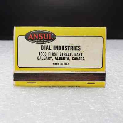 [Matchbook] Ansul Dry Chemical Fire Extinguishers, 40-strike, Yellow Red Black - Front: View of front cover