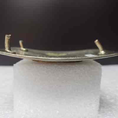 [Belt Buckle] Oilmens Bonspiel Elk Point, 1985, Silver Bronze - Side: View from side