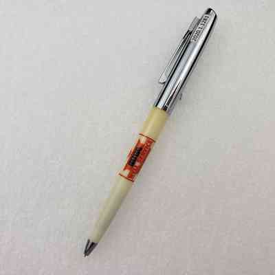 [Pen] BETA Well Service Ltd., Ballpoint, Plastic Off-White red White, Metal Silver-Coloured