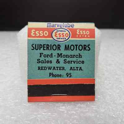 [Matchbook] Atlas/Esso, 20-strike, Blue Red - Front: View of front cover