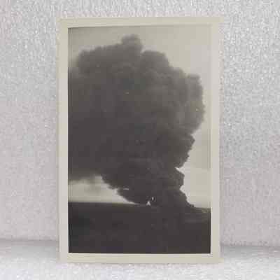 [Photo] Atlantic #3, Black Smoke Cloud, P. Channel, Small, BW, September, 1948