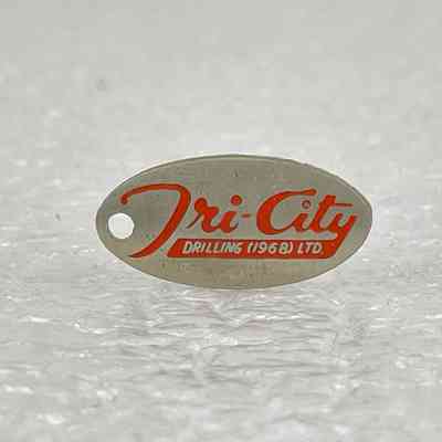 View of Metal Tag, Front