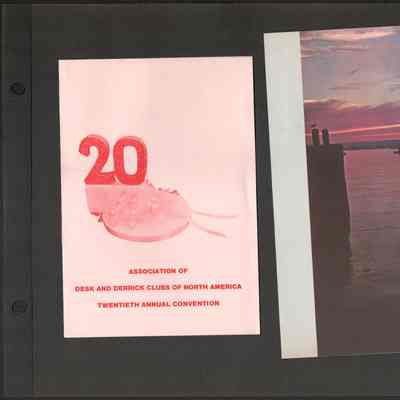 Scan of Scrapbook Page In Situ