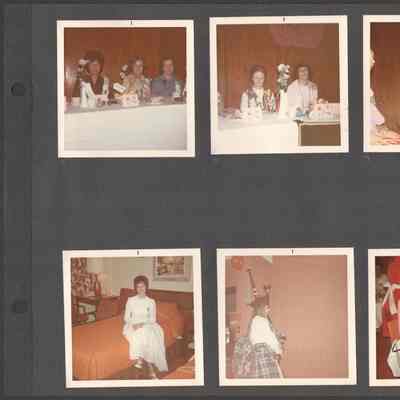 Scan of Scrapbook Page In Situ