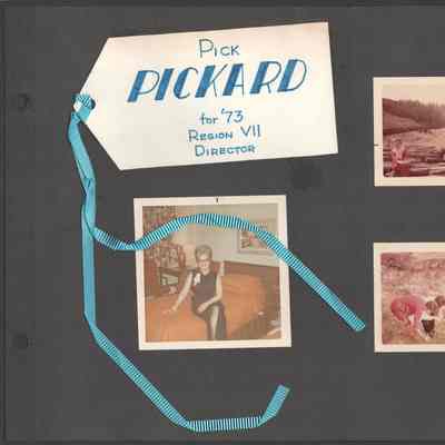 Scan of Scrapbook Page In Situ