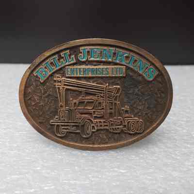 [Belt Buckle] Bill Jenkins Enterprises Ltd., Antique-Copper Turquoise