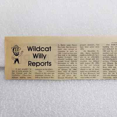 Newsclipping - Wildcat Willy Report, 19 December 1984: 2024.16.1.14